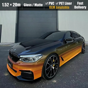 WRAPMASTER 1,52*20 mètres PVC Design personnalisé PET Anti-rayures Film vinyle pour véhicule à changement de couleur Coût du film vinyle pour voiture - Product Image 1