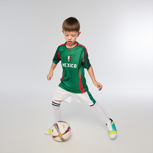 Nuovo Design messico maglia da <span class=keywords><strong>calcio</strong></span> 24/25 maglia retrò <span class=keywords><strong>calcio</strong></span> per bambini <span class=keywords><strong>calcio</strong></span> maglia 100% poliestere <span class=keywords><strong>calcio</strong></span> <span class=keywords><strong>calcio</strong></span> giovanile uniforme - Product Image 4