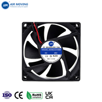 Ventilateur de refroidissement sans balais AM8025H48B 8025 DC 48V 80x80x25mm à double roulement à billes, silencieux, axial, pour imprimante 3D, onduleur, alimentation électrique