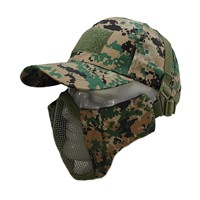 Gorro Táctico Avanzado de 6 Paneles de Nailon Unisex con Ajuste Ajustable para Entrenamiento de Seguridad y Deportes al Aire Libre