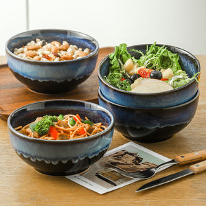 Cuencos de cerámica de porcelana de alta calidad, tazones para cereales, ensalada, Pasta, sopa, postre, <span class=keywords><strong>Mora</strong></span>, para Cocina - Product Image 2