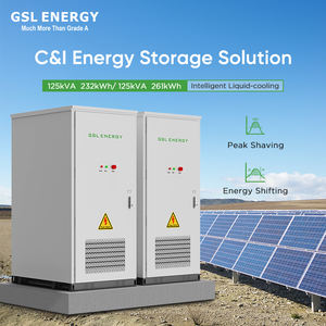 Système de stockage d'énergie par batterie GSL ENERGY 261 kWh BESS en conteneur, batterie 314 Ah, stockage d'énergie industriel et commercial - Product Image 3