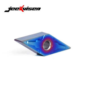 Plaquettes de tournage en carbure de tungstène nano-revêtu bleu Jeekvisen VNMG160408-MA, outil de fraisage CNC, plaquette d'insertion pour machine-outil, revêtement CBN, boîte de 500g - Product Image 2