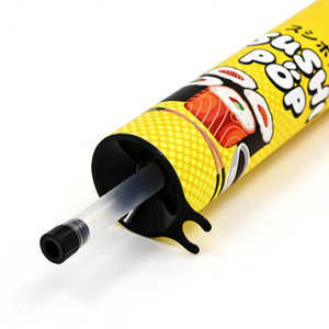 Tube en papier écologique en gros pour sushis, emballage cylindrique de qualité alimentaire, tube rond pour sushis, tube push-up pour sushis - Product Image 2