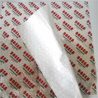 Papier d'emballage alvéolé personnalisé de 12 et 14 pouces, papier d'emballage alvéolé pour hamburgers, feuille de papier aluminium pour aliments