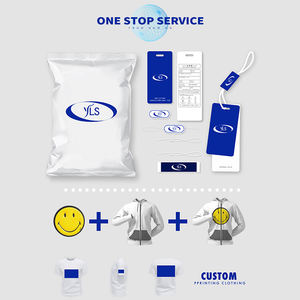 YLS OEM all'ingrosso di alta qualità 350gsm <span class=keywords><strong>felpa</strong></span> <span class=keywords><strong>senza</strong></span> <span class=keywords><strong>cappuccio</strong></span> Logo personalizzato pullover felpe girocollo per uomo nessun minimo - Product Image 3