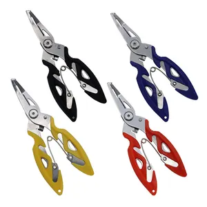 Stainless steel road pliers  small fishing pliers  fish control  hook removal  fishing gear  horse fish line scissors