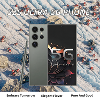 Smartphone 5G S25 Ultra Grande Autonomie 7,3 Pouces HD Deca Core Caméra Arrière 108MP Dernière Version Android 14 Version Globale CDMA LTE Français