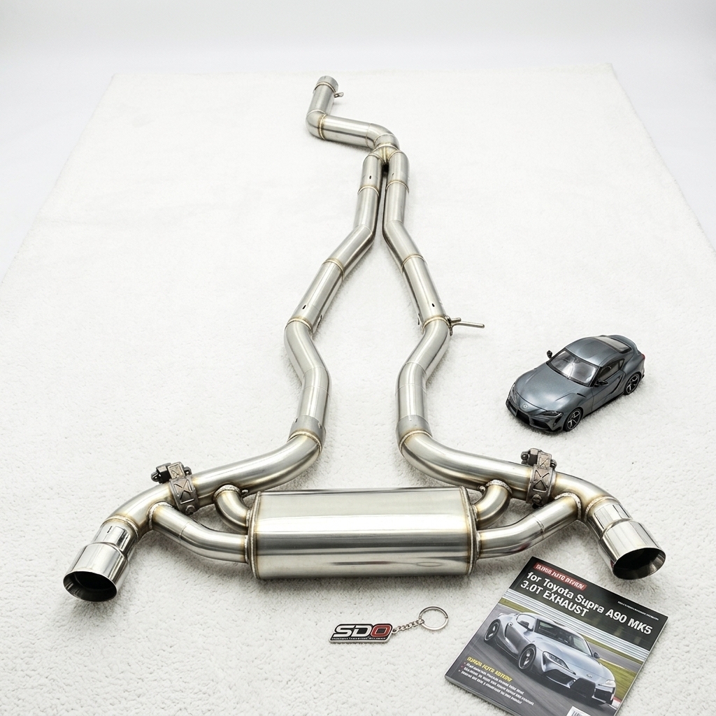 VantaFlow High Performance Catback Exhaust Pipes for Toyota Supra A90 MK5 3.0T 2019-2026 Stainless Steel Muffler with Electronic Valve