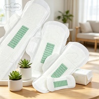 Serviettes hygiéniques écologiques à flux abondant pour femmes, en coton biologique, avec ions négatifs, vente en gros directe usine, Alibaba Inde