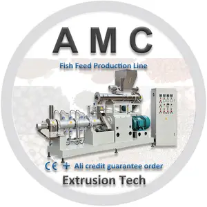 Extrudeuse d'aliments pour poissons, machine en granulés, à double vis, 4 tonnes