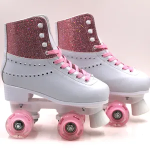 Chaussures de sport à roulettes pour enfants, patins à roulettes, clignotants, doux, ajustables, populaires