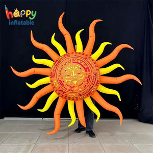 Pallone Gonfiabile a Forma di Sole da 2m, Modello Personalizzato per Decorazione di Eventi, Pubblicità e Parate - Product Image 1