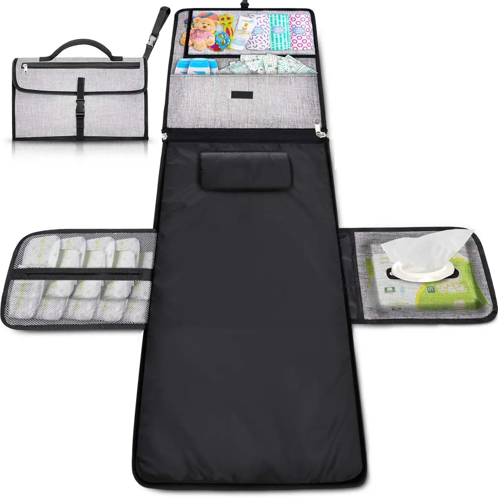 Portable Baby Changing Pad Detachable Waterproof Baby Travel Changing Mat