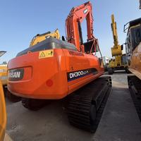 Excavatrice sur chenilles d'occasion Doosan DH300LC-7 de haute qualité, modèle 2022, 30 tonnes, provenant de Corée, avec moteur, boîte de vitesses, pompe et PLC