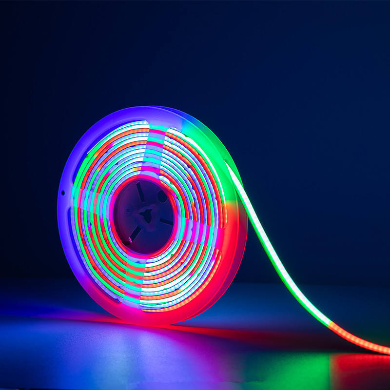 GMYSY-020 in Stock Colorful Flexible Led Cob Strip Rgb 12V/24VCob Led 8Mm Pcb