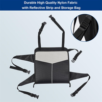 Chaise portable pliable améliorée pour la famille à l'aéroport facilitée par les voyages Valise de voyage pour enfants améliorée avec ceinture de sécurité