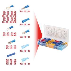KS TOOLS-Surtido de conectores de crimpado 970,0300 (360 uds)-ELEMENTOS EAN 4042146510742 PARA FIJACIONES - Product Image 2