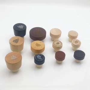 Bouchon de bouteille en bois Spirispak avec capuchon supérieur en bois, qualité alimentaire, <span class=keywords><strong>ouverture</strong></span> facile, fermeture lisse, logo et taille de port personnalisables - Product Image 6