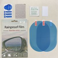 KERAMIC 2020 Film hydrophile nano-revêtu anti-éblouissement pour rétroviseur de voiture, film anti-pluie, autocollants de voiture 1 an
