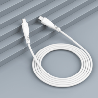 Câble de charge et de données USB-C vers USB-C 100W en silicone liquide, câble de charge rapide avec puce Emarker intégrée pour ordinateur portable