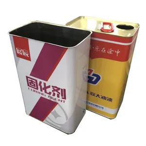 Hot Sale Different Sizes And High Quality 4 Liter Cookie Can Barrel Food Square Tin Bucket