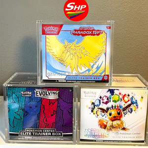 Boîte acrylique magnétique puissante SHP, boîte Evolution Elite ETB, vitrine de protection rouge et violette Prism - Product Image 2