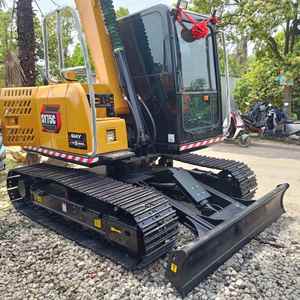 รถขุด Sany 75C มือสอง 7 ตัน รุ่นปี 2020 พร้อมมอเตอร์และเกียร์ไฮดรอลิก รถตีนตะขาบสำหรับงานก่อสร้าง - Product Image 2