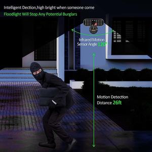 NOUVEAU  Lampe solaire à capteur de mouvement très vendue pour la décoration du jardin ou de la cour, IP65, étanche - Product Image 4