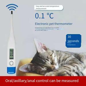 Thermomètre à Led numérique pour animaux de compagnie mignon thermomètre corporel vétérinaire étanche dessins animés pour chiens cheval chats cochons moutons - Product Image 4