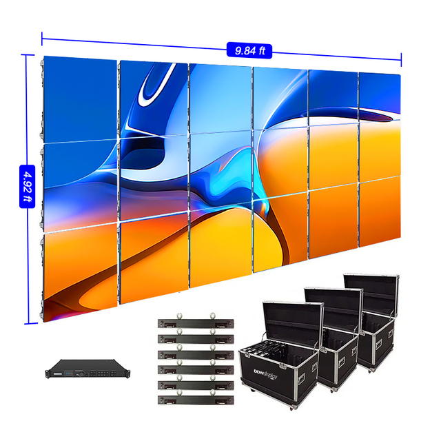Events Stage Rental Background Modular Video Wall P2.604 P2.976 P3.91 8K Resolution High Brightness Indoor Led Screen