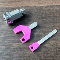 Serrure à came cylindrique tubulaire en alliage de zinc et acier inoxydable durable pour distributeurs automatiques de jetons (version espagnole)
