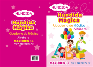 Hundida Magica Cuaderno de Practica MAYORES 3+ Preescolar (Alfabeto,Numero,Dibujo,Matematica) - Product Image 4