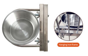 NICETY toptan kişiselleştirilmiş paslanmaz çelik köpek su kasesi/köpek bulaşık - Product Image 5