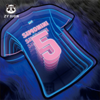 Miroir Abyss Led, miroir Abyss 3D, enseigne au néon magique Led, logo personnalisé, néons personnalisés, enseigne au néon pour extérieur