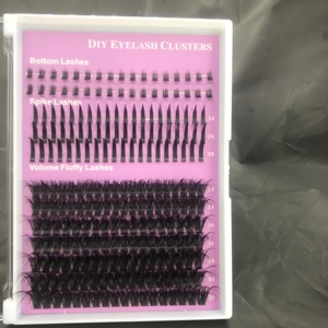 ขนตาปลอมแบบเป็นช่อสำเร็จรูป DIY: ใช้ซ้ำได้มากกว่า 20 ครั้ง, แบ่งเป็นช่อ, ให้ความหนาฟูสำหรับ<span class=keywords><strong>แต่งหน้า</strong></span><span class=keywords><strong>เจ้าสาว</strong></span>และงานปาร์ตี้ - Product Image 3