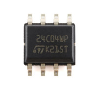 Chip de Memoria EEPROM Original M24C04 - M24C04-WMN6TP SOP-8 4Kbit Serial I2C Bus IC 24C04WP