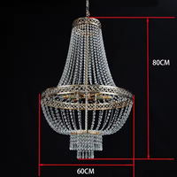 Lustre en métal cristallin en promotion pour centre de table de mariage, événements, lustre rond pour plafond, décoration de scène de mariage