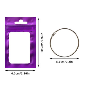 Kit aksesori alat lukisan berlian, tas ritsleting seni berlian warna-warni untuk tas penyimpanan bor lukisan Berlian - Product Image 2