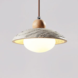 Lampe suspendue vintage Wabi-Sabi en pierre, luminaire décoratif LED pour salon, salle à manger, chevet, café, hôtel - Product Image 5