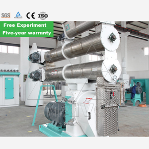 0.8-1T/H Pellets Machine Line Wood Pellet Production Wood Pellet horizontal type Ring Die Machine Die - Product Image 4