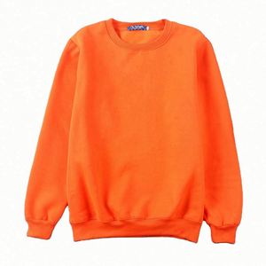 Pulls unisexes à col rond de très haute qualité avec intérieur en polaire, motif uni, saison automne, offre ODM - Product Image 2