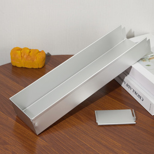 Rectangular Aluminum Alloy Pudding Mold 404 X 101 X 62mm Baking Tool For Cake Decorating - Product Image 1