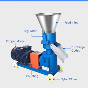 Machine à granulés d'aliments pour l'élevage de bovins, de porcs, de poissons et de moutons, fabricant de machines à granulés d'aliments - Product Image 2