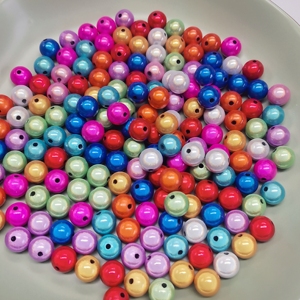 Nieuwe Kleurrijke 3d Miracle <span class=keywords><strong>Shining</strong></span> Droom Acryl Ronde Spacer Kralen Voor Sieraden Maken Diy - Product Image 3