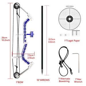SYQT nouveau Mini <span class=keywords><strong>poulie</strong></span> composé <span class=keywords><strong>arc</strong></span> ensemble en acier inoxydable intérieur/extérieur équipement de compétition de <span class=keywords><strong>tir</strong></span> pour la <span class=keywords><strong>chasse</strong></span> - Product Image 5