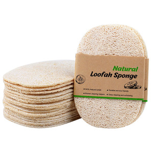 Esun-Éponges à récurer en luffa naturelles biodégradables pour la cuisine et la déchirure Tampons à récurer anti-rayures pour lave-vaisselle - Product Image 4