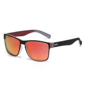 Lunettes de soleil polarisées pour hommes, monture carrée, UV400, pour sports de plein air, monture en plastique et métal, verres TAC - Product Image 3