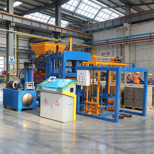 Machine à fabriquer des briques de haute technologie QT4-15s avec conversion de fréquence automatique pour économiser l'énergie - Product Image 2