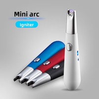 Allume-cigare compact portable en métal avec recharge USB pour cuisine et allumage de cigarettes – Approvisionnement transfrontalier
